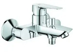 Grohe Wannenarmatur BauEdge Einhand-Wannenbatterie Wandmontage - Chrom