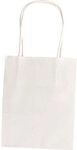 Folia Tragetasche Papier-Tragetaschen S wei&szlig;
