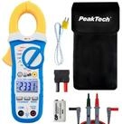 PeakTech Strommessger&auml;t CAT III 600 V 400A AC/DC AC DC True-RMS Stromzange