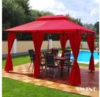 Swing&Harmonie Pavillon LED - Pavillon 3x4m Minzo Garten Pavillion, Solar...