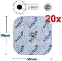 Axion Elektrodenpads passend zu Sanitas, Beurer, Grundig - 5x5cm, 3.5mm