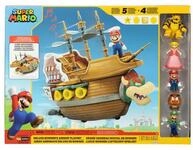 Nintendo Spielzeug-Schiff Nintendo Super Mario Deluxe Spielset - Bowser&acute;Schiff -