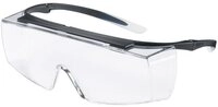Uvex Arbeitsschutzbrille uvex super f OTG 9169585 Schutzbrille Schwarz, Wei&szlig;