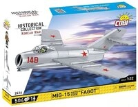 COBI Historical Collection Korean War MIG-15 Fagot 2416 Konstruktions-Spielset