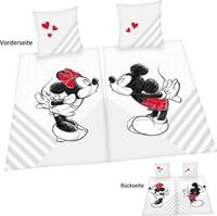 Disney Partnerbettw&auml;sche Disney's Mickey und Minnie Mouse in Gr. 135x200 cm,