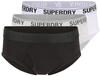 Superdry Slip Superdry Slips BRIEF MULTI TRIPLE PACK Black Grey Optic