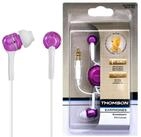 Thomson In-Ear Kopfh&ouml;rer Ohrh&ouml;rer 3,5mm Klinke Pink Headset (ergonomische...