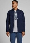 Jack & Jones Jeanshemd JJESHERIDAN im Workwear-Stil mit robuster Baumwollqualit&auml;t