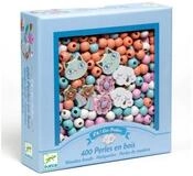 DJECO Kreativset Djeco s&uuml;&szlig;e Holzperlen zum Selbstbasteln f&uuml;r Kinder ab 4...