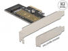 Delock PCI Express x4 Karte zu 1 x intern NVMe M.2 Key M 80 mm Mainboard
