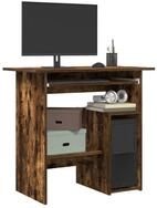 vidaXL Schreibtisch vidaXL Schreibtisch R&auml;uchereiche 80x45x74 cm Holzwerkstoff