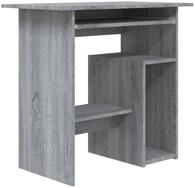 vidaXL Schreibtisch, B&uuml;rotisch Computertisch Grau Sonoma 80x45x74 cm...