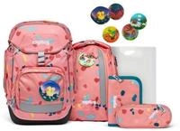 ergobag Schulrucksack Pack (6tlg., inkl. Sportrucksack, Schlamperrolle,