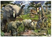 Ravensburger Puzzle RAVENSBURGER Puzzle Tiere an der Wasserquelle 18000 Teile,