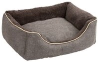 Kerbl Tierbett Kuschelbett Samuel 50 cm x 40 cm grau / dunkelgrau 81315