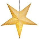 Casaria Dekostern, 1 St., LED Weihnachtsstern Beleuchtet 60 cm Batterie Fenster