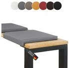 Lycce Bankauflage Klemmkissen, Sitzkissen 1 Leiste, 35cm Klemmtiefe, weich