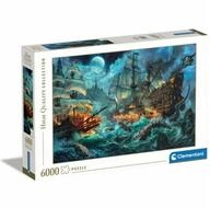Clementoni&reg; Puzzle Schlacht der Piraten Puzzle 6000pcs, Puzzleteile