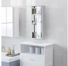 Kleankin Medizinschrank Erste-Hilfe-Schrank mit Schloss 3 F&auml;cher