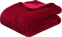 Wohndecke Cordoptik, G&ouml;zze, mit Glanzeffekt, Kuscheldecke