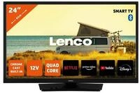 Lenco Lenco LED-2463BK LED-Fernseher (61 cm/24 Zoll, LED, 24 Zoll HD Ready Smart-TV,