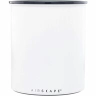 AIRSCAPE Kaffeedose Gro&szlig;, Wei&szlig; matt, Stahl
