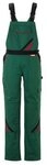 Planam Arbeitslatzhose PLANAM Damen Latzhose HIGHLINE Gr&uuml;n/Schwarz/Rot