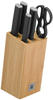 WMF Kochtopf WMF Kineo Messerblock mit Messerset 6-teilig Bambus-Block