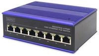 Digitus Digitus 8 Port Fast Ethernet Netzwerk PoE Switch,Industrial, Unmanaged