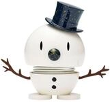 HOPTIMIST Dekofigur Snowman S white/blue 7,8cm