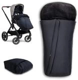 Hauck Fu&szlig;sack Schwarz, Universal Baby Winter Fu&szlig;sack f&uuml;r Kinderwagen und Buggy