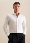 seidensticker Businesshemd Schwarze Rose Slim 1/1 Kentkragen Uni