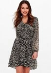 ONLY Midikleid ONLCera (1-tlg) Drapiert/gerafft