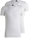 T-Shirt BOSS "TSHIRTVN 2P MODERN", Herren, Gr. XL (54), wei&szlig;, Single Jersey,