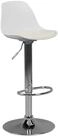 Amstyle Barhocker SPM2.002 KORSIKA Kunstleder Wei&szlig; Hocker Sitzhocker Barstuhl...