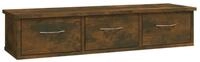 vidaXL Kommode, Wandschrank R&auml;uchereiche 88x26x18,5 cm Holzwerkstoff