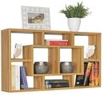 Wohnling Wandregal WL5.169 PAOLA buche MDF-Holz H&auml;ngeregal Wandboard offen Holzregal