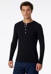 Schiesser Langarmshirt Freizeit Revival Karl-Heinz schwarz Herren
