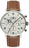 ZEPPELIN Chronograph 8086-5-n, Herrenuhr Solar LZ129 Hindenburg Braun