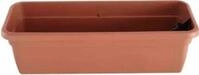 Siena Garden Balkonkasten Balkonkasten br. 60cm terra mit Einsatz und Wasserst.,