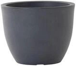 Siena Garden Pflanzk&uuml;bel Pflanzgef&auml;&szlig; BRISTOL 50 anthrazit &Oslash; 50 x 38,4 cm