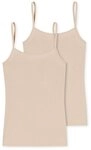 Schiesser Unterhemd Modal Essentials (2er Pack) Single Jersey, schmale Tr&auml;ger, feine