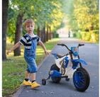 HOMCOM Elektro-Kindermotorrad Elektrofahrzeug mit 2 abnehmbaren St&uuml;tzr&auml;dern ab 3