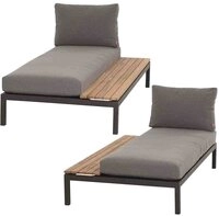 Siena Garden Garten-Essgruppe Alvida, (2-tlg)