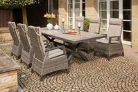 Siena Garden Garten-Essgruppe Corido, (7-tlg., 6 Sessel: 72x61x109 cm, Tisch...