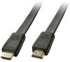 Lindy LINDY HDMI High Speed Flachbandkabel 0,5m HDMI 2.0 / HDTV und HDCP ...