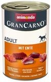 Animonda GranCarno Adult mit Ente 400 g - 6 St&uuml;ck, Nassfutter f&uuml;r: Hund