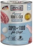 MAC'S Puppy mit Huhn & Kalb 800 g - 6 St&uuml;ck, Nassfutter f&uuml;r: Hund