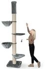 Happypet Kratzbaum LEONARDO, XXL Deckenhoch, 250 bis 275 cm, Katzenkratzbaum f&uuml;r