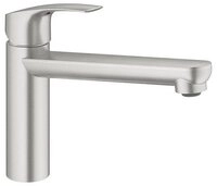 Grohe K&uuml;chenarmatur Eurosmart, mittelhoher Auslauf